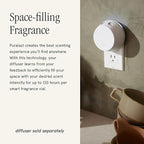 Pura & Simplicity Home Scent Refill - Smart Air Diffuser - Long-Lasting Luxury Fragrance per Refill - Home Essential - Clean & Safe Diffuser Fragrance - 2 Pack, Honeysuckle