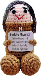 Pisces Gifts for Women Men her him Astrology Birthday Christmas Decorations,Pisces Gift Zodiac Plush Toy for Halloween,Retirement Bosses Day Inspirational Stuff Things (Pisces)