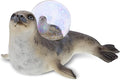 CoTa Global Seal Snow Globe - Sparkly Water Globe Figurine with Sparkling Glitter, Collectible Novelty Ornament for Home Decor, for Birthdays, Christmas, and Valentine's Day - 45mm
