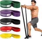 Professional Resistance Bands, Pull Up Assistance Bands Set with Door Anchor, Exercise Workout Bands for Working Out, Body Stretching, Fitness, Physical Therapy, Muscle Training for Men & Women