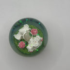 2.75" Tall Washington DC Landmarks Snow Globe, Resin Material, with Cherry Blossom, Glitter, White House, Capitol, Washington Monument (Mini Blue Base Panorama Globe)