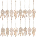 PRETYZOOM Wooden Dream Catcher Pendant 4.33 x 2.95 in with Tassel – Woven Boho Wall Hanging for Bedroom, Dorm & Living Room Decor, for Teens, Women & Gift Giving