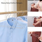 Wire Hangers 20 Pack Clothes Hangers Heavy Duty Metal Coat Hanger Stainless Steel Thin Hangers 16.5 inch
