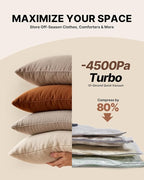 Vacuum Seal Bags for Clothing Travel with Rechargeable Cordless Pump, VINTAR 20 Pack Space Saver Vacuum Storage Bags, Travel Vacuum Compression Bags Set for Luggage Clothes Bedding Blanket