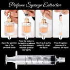 50pcs Perfume Refill Tool Kit,Plastic Perfume Dispenser Transfer Tools,Travel Refill Tool Set for Liquid Cologne Fragrance Sample Essential Oils (Clear, 5ml/50pcs)