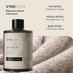 VINEVIDA [16 Fl Oz] Cashmere Fragrance Oil for Cold Air Diffusers, Essential Oils for Diffuser Oil Refill & Air Freshener Room Spray