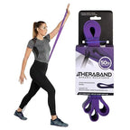 THERABAND High Resistance Band, Extra-Heavy Elastic Super Band for Full Body Workouts, Physical Therapy, Strength Training, Durable 41” Loop Exercise Band, 50 lbs Resistance