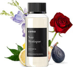 Scentia Noir Mystique – Hotel-Inspired Diffuser Oil, 120 ml (0.67 fl oz) | Essential Oil Blend of Rose, Bergamot, Lemon & Musk | Luxury Aroma for Aromatherapy Diffusers & Humidifiers