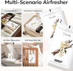 MYARO 12 Packs Vanilla Scented Sachets for Drawer and Closet, Long-Lasting Closet Sachet Bags Drawer Deodorizers Fresh Scents, Home Fragrance for Lover