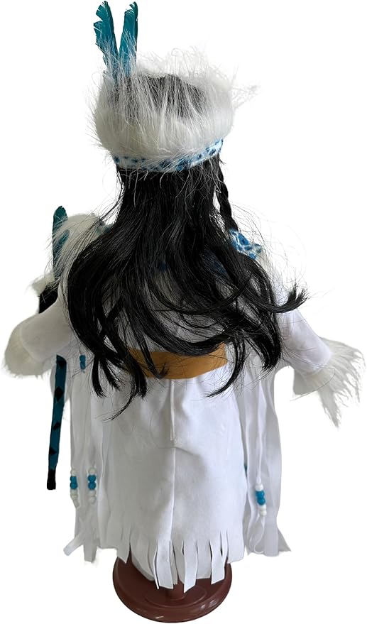 KINNEX COLLECTIONS SINCE 1997 16" Collectible Native American Indian Porcelain Doll (D16779)