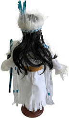 KINNEX COLLECTIONS SINCE 1997 16" Collectible Native American Indian Porcelain Doll (D16779)