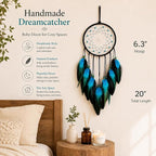 Blue Dream Catchers for Boys Handmade Dreamcatchers Kids Bedroom Wall Hanging Decoration Art Ornament Craft Gift