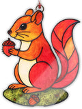 Squirrel Ornament for Tree, Squirrel Christmas Ornaments 2026, Animal Christmas Ornaments, Squirrel Gifts for Women, Woodland Creature Christmas Decor, Suncatcher Holiday Animal Ornaments for Tree
