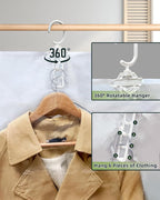 Colemoly Hanging Vacuum Storage Bags for Clothes Coats 6 Pack 49x27.6 Inches Space Saver Hanging Storage Vacuum Sealed Reusable Compressed for Suits, Dress, Jackets