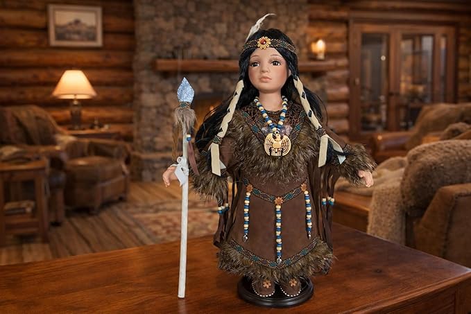 Kinnex Collections 16 Inch Porcelain Collectible Doll Limited Edition Decorative Home Display with Certificate of Authenticity (D16778)