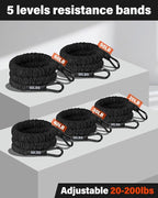 Resistance Bands, Exercise Bands, Resistance Bands for Working Out, Pull Up Assistance Bands, Work Out Bands with Handles for Men and Women Fitness, Strength Training Equipment