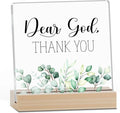 Farmhouse Decor, Acrylic Christian God Home Decorations, Aesthetic Entry Way Table Shelf Decor, Living Room Table Accessories, Boho Office Decorations For Work (05)