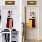 ZEDODIER Scarf Organizer Scarf Hanger for Closet, 2 Pack Rotatable Sturdy Hijab Holder Holds 40 Scarves, Space Saving Closet Organizers and Storage, Silver