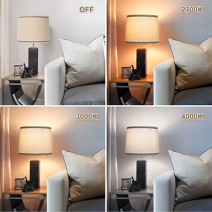 Drum Lampshades Set of 2, Medium Fabric Lamp shades for Table Lamps, Floor Lamps, Beige Linen Lamp shades 11.6" Top x 12.6" Bottom x 9.8" High Spider Fitter, Replacement Lampshades, Assembly Required