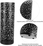 Umbrella Stand Rack for Entryway, Metal Hollowed Freestanding Umbrella Holder, Rain Collection Umbrella Organizer Bin for Can Walking Stick, Home Office Decor, Large