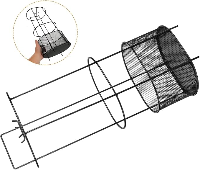 Hemobllo Metal Umbrella Stand Water Drip Tray Freestanding Holder for Entryway Compact Design for Easy Assembly Umbrella Storage Rack
