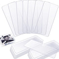 Yookeer 32 Pack 4.25 x 2 in Drawer Dividers for Plastic Storage Bins Storage Hardware Cabinet Dividers for Teacher Toolbox, Small Parts Organizer, Screw Organizer