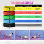Resistance Bands for Working Out, Exercise Workout Bands for Women & Men, 3 Levels Elastic Stretch Bands for Exercise with Carry Bag for Physical Therapy, Home Fitness, Strength Training, Yoga