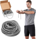 THERABAND Latex Resistance Tubing, Red, Medium Level 2, 100 ft Roll, Professional Grade Resistance Band for Exercise, Upper and Lower Body Workouts, Cut-to-Length, Color-Coded Levels