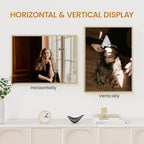 14x19 Aluminum Metal Picture Frame,Tempered Glass Gold Photo Frame 14x19 for Family Photo,Posters,Art,Document to Wall Mount Horizontally or Vertically