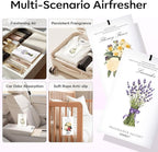 MYARO 12 Packs Scented Sachets for Drawer and Closet, Long-Lasting Potpourri Bags Closet Air Freshener Home Fragrance Sachet 3 Scents Options- Lavender, Bloomy Flower, Gardenia