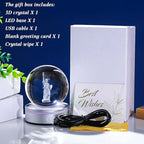 Movdyka 3D Crystal Ball Statue of Liberty Figurine New York City Souvenirs Gifts for Women Men Friends, Laser Etched Liberty Statue Ornaments Model with Light Base, USA Souvenir Decor NYC Gifts