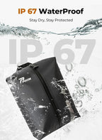 Vacuum Bags for Travel with Pump, Reusable Space Saver Bag, IP67 Waterproof Vacuum Packing Cubes for Travel Suitcases and Backpack (3PC + PUMP)