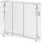 Simple Houseware Cover and Tube Bracket for SimpleHouseware Z-Base Garment Rack (Garment Rack NOT Included)