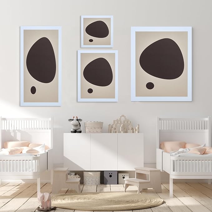 12x12 Picture Frame Set of 3, white Wooden Frame 12by12 Square Wall Gallery Poster Photo frame with Durable Shatter Resistant Plexiglass for Wall Hanging best gift