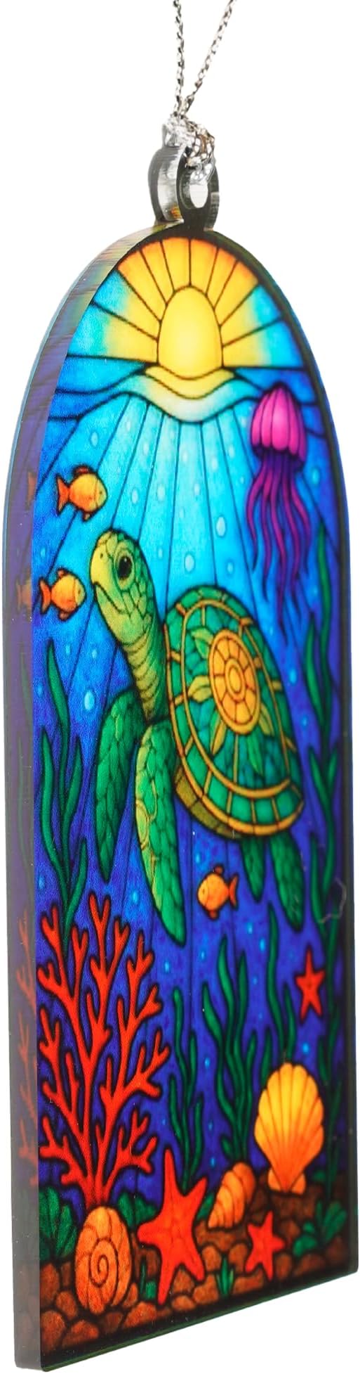 Bring Ocean Beauty to Your Christmas Tree, Christmas Ornaments 2026, Sea Turtle Gifts for Women, Acrylic Hanging Ornaments Ocean Turtle Pendant Decorations, Beach Christmas Ornaments for Home Decor
