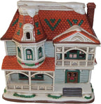 Lefton Geo Z Colonial Village 1995 Ceramic Fairbanks House 10397