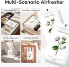 MYARO 12 Packs Scent Sachets for Closet Clothes Storage - White Cotton Fragrance Long Lasting Home Air Freshener Odor Deodorizer