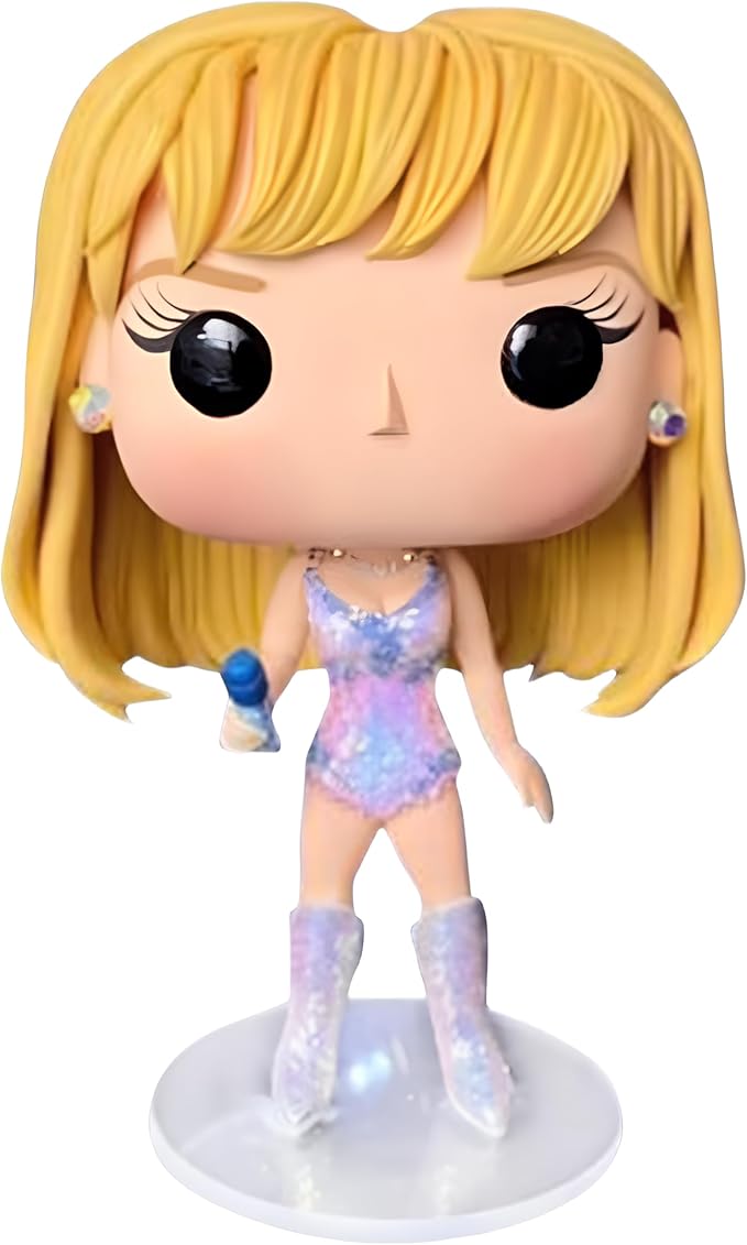 Cute Singer Star Doll Epoxy Resin Fashion Doll Singing Modeling, Charms Cartoon Style,The Best Gift for Music Fans and Friends (#2)