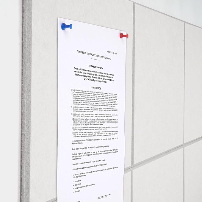 Large Cork Board Alternative 48" X 36" Bulletin Board - 12 Pack Removable Felt Wall Tiles with 30 pushpins, Large Cork Boards for Walls Cork Board for Office Pin Board Tack Board - Warm White