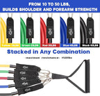 Baseball Resistance Trainer Coolrunner Exercise Bands, Training Aid for Baseball Softball Pitchers, Base Ball Stretching Bands with Interchangeable Grips to Build Arm Strength