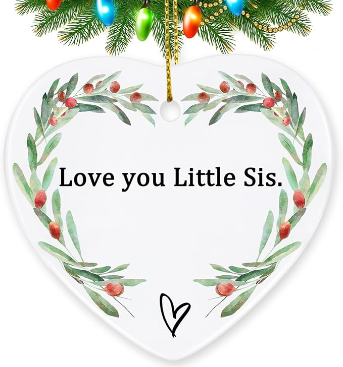 Jocidea Sister Keepsake Ornament - Thinking of You Gift for Sister's Birthday or Xmas