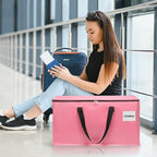 Extra Large Moving Bags with Zipper - Heavy Duty Tote for Packing Clothes, Durable Storage Bin Organizer, Multipack Set