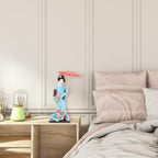 IMIKEYA Japanese Geisha Kimono Doll Collectible Figurines Traditional Craft Desktop Ornaments for Home Restaurant Table Decors