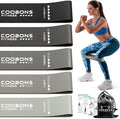 Resistance Bands for Working Out, Exercise Bands Resistance Bands Set with 5 Resistance Levels, Latex Loop Bands for Women Men, Workout Bands for Legs, Glutes, Strength Training, Yoga, Home Gym