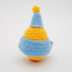 Handcrafted Crochet Witch Doll, Small 2.5x1.5x4 Inch Decorative Plush Figure, Yarn Material, Magical Theme, Inspirational Signs, for Ages 13+ (Duck Wizard)