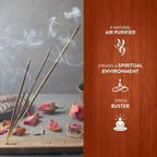 Hem Mountain Valley Masala Incense Sticks | Natural Fragrance of Sandalwood for Positivity | Smudge Healing Incense for Stress Relief & Cleansing | Gift Set - Pack of 12 (15 GMS Each)