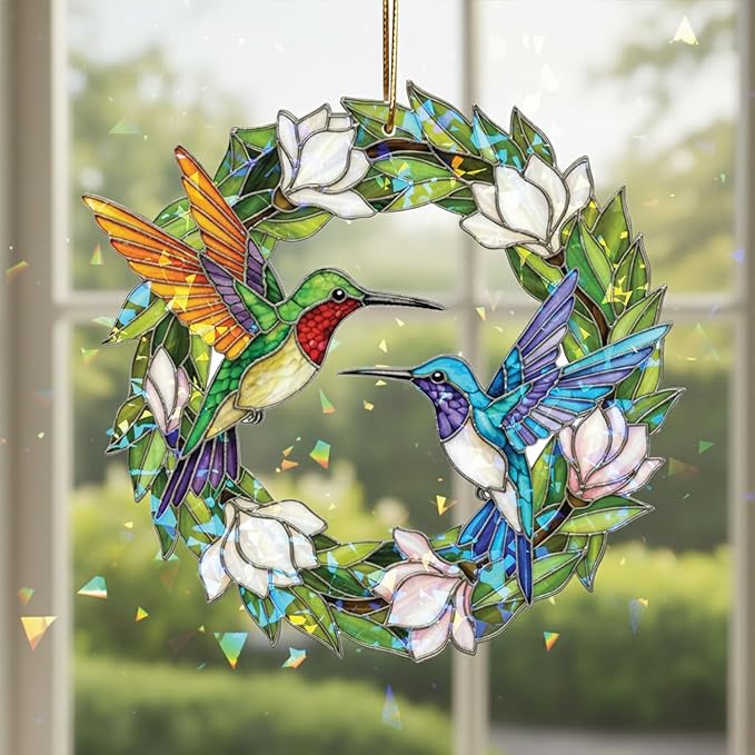 Hummingbird Christmas Ornament, Hummingbirds Ornaments, Hummingbirds Gifts for Women, Decor for Home, Christmas Tree, Sympathy Gift Ideas