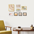 LaVie Home 8x10 Picture Frame Gold Set of 10, Display 5x7 with Mat or 8 x 10 Without Mat Picture, Photo Frame Collage for Wall Gallery or Table Deco, Hanging or Tabletop Display