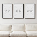 Large 3D Textured Framed Abstract Wall Art for Living Room, Set of 3 Modern White Paintings Artwork for Walls, Minimalist All White Geometric Pictures for Bedroom Hallway Office Wall Decor 24x36 In