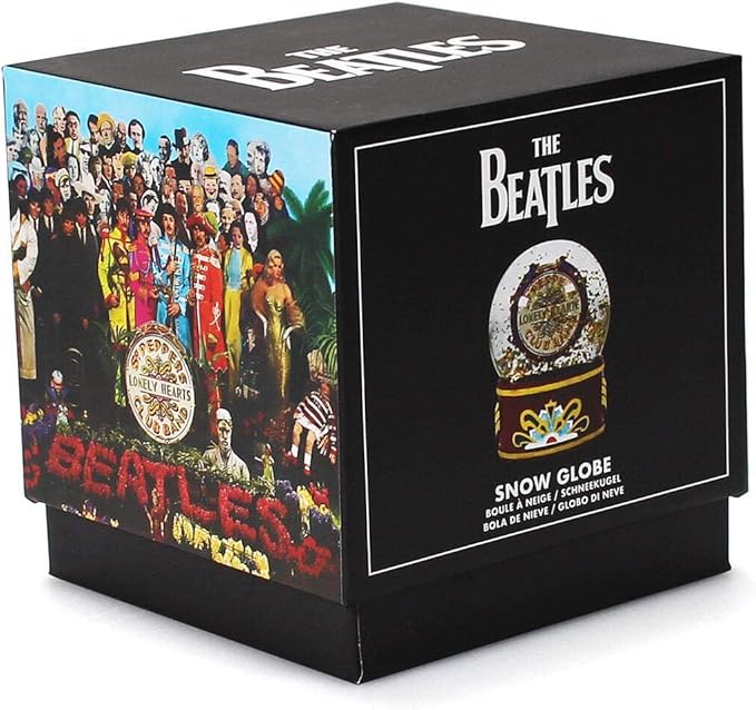 Half Moon Bay The Beatles Snow Globe SGT. Pepper | The Beatles Snow Globes for Adults | Christmas Ornaments & Christmas Decor | Funny Snow Dome | The Beatles Gifts & Music Gifts | Musical Xmas Decor